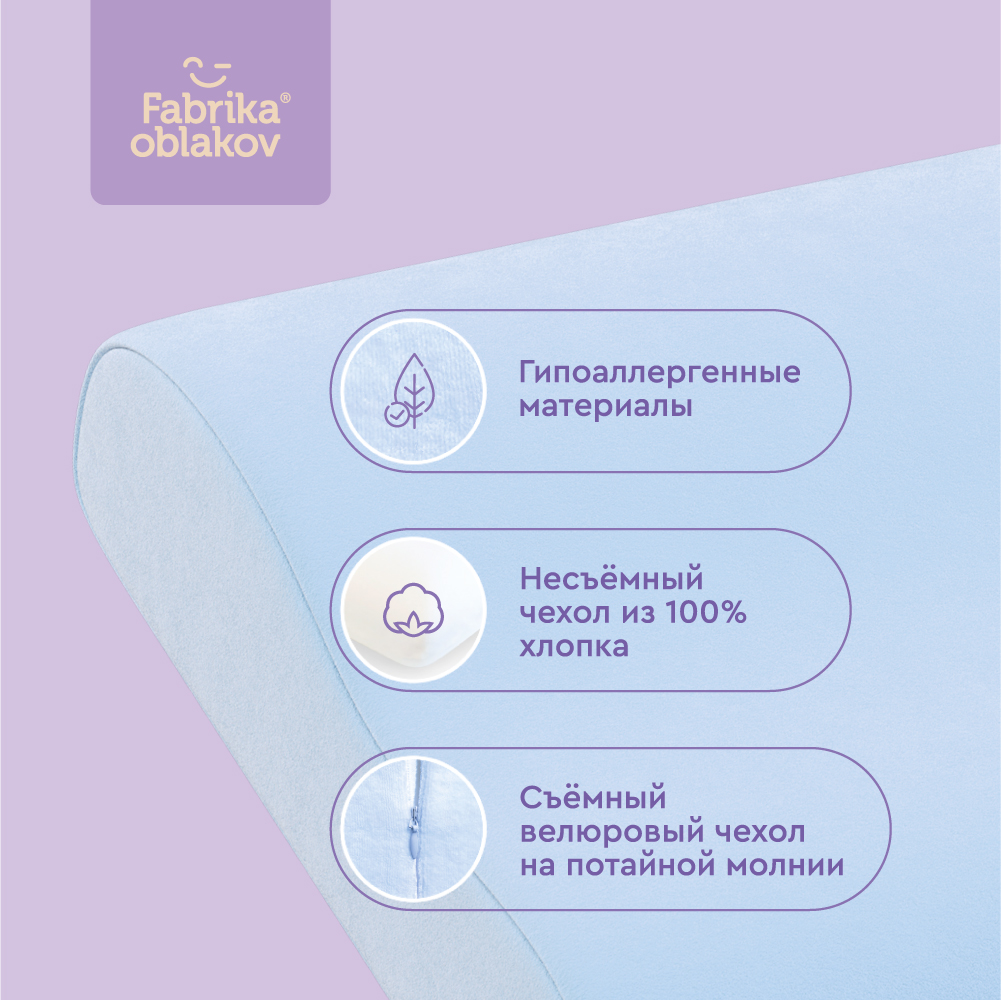 Арт_М.1.2.3_ФО_Ортопедическая подушка_эрго kids_голубая_детская_02